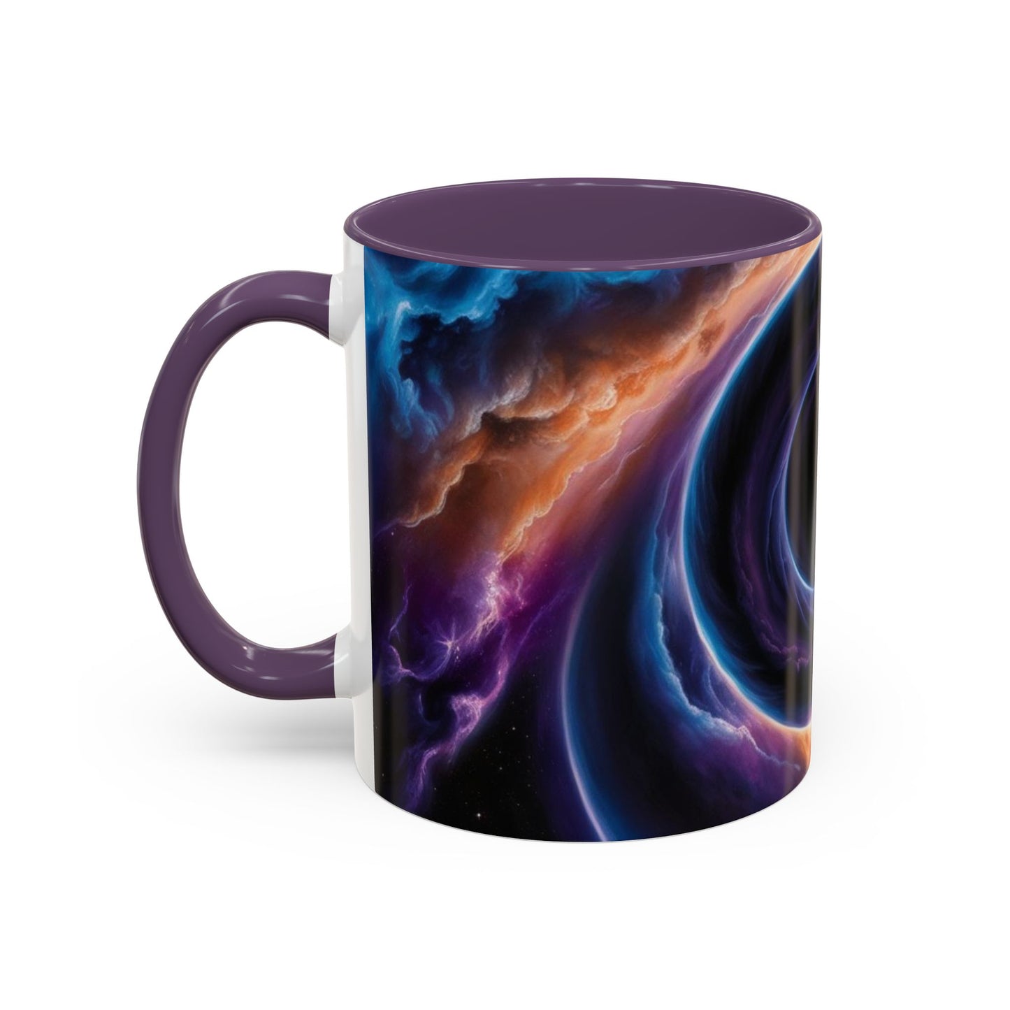Optical Illusion Accent Mug – Ceramic Coffee Cup