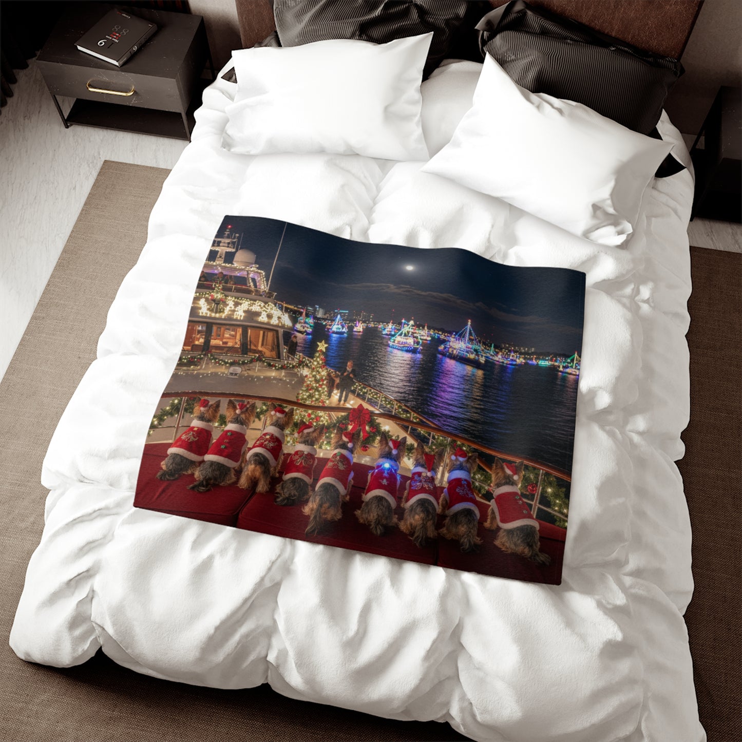 Holiday Boat Parade Blanket