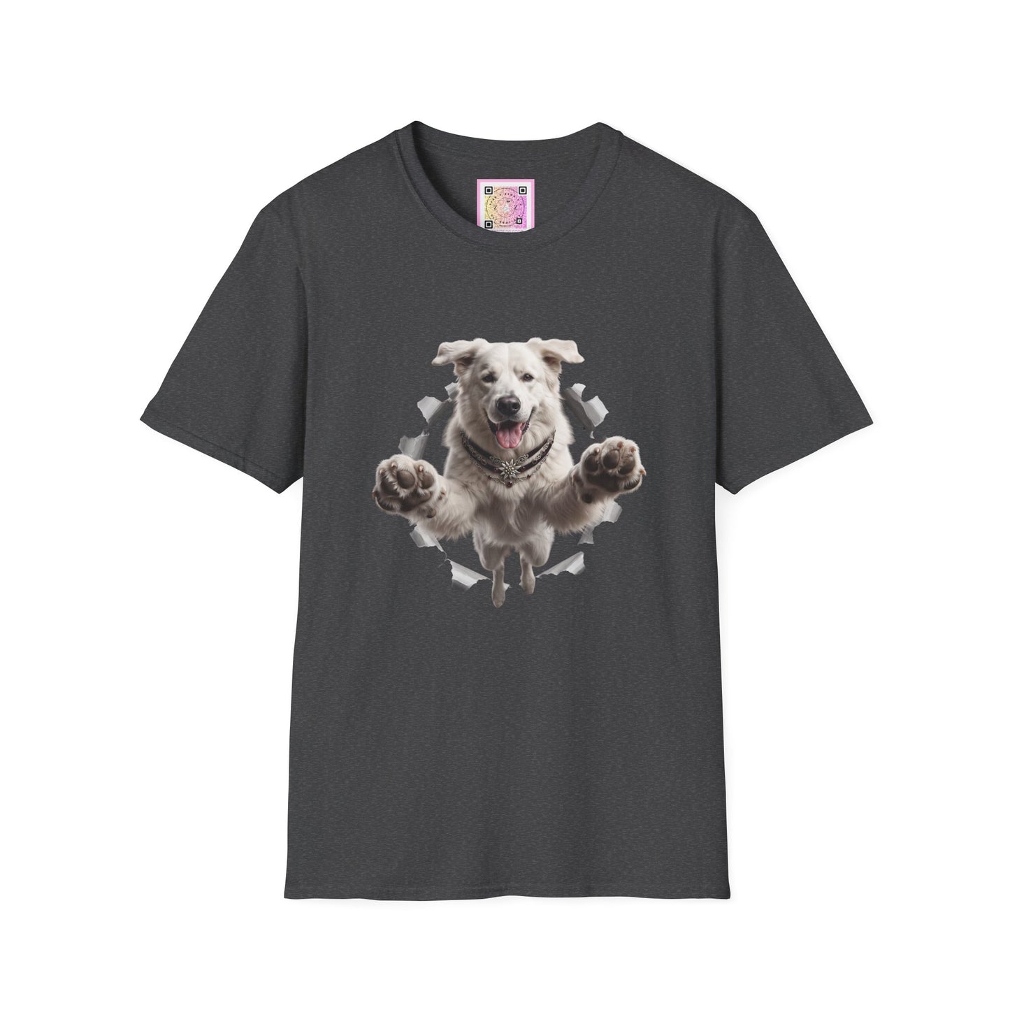 White Swiss Mountain Dog Tee Shirt