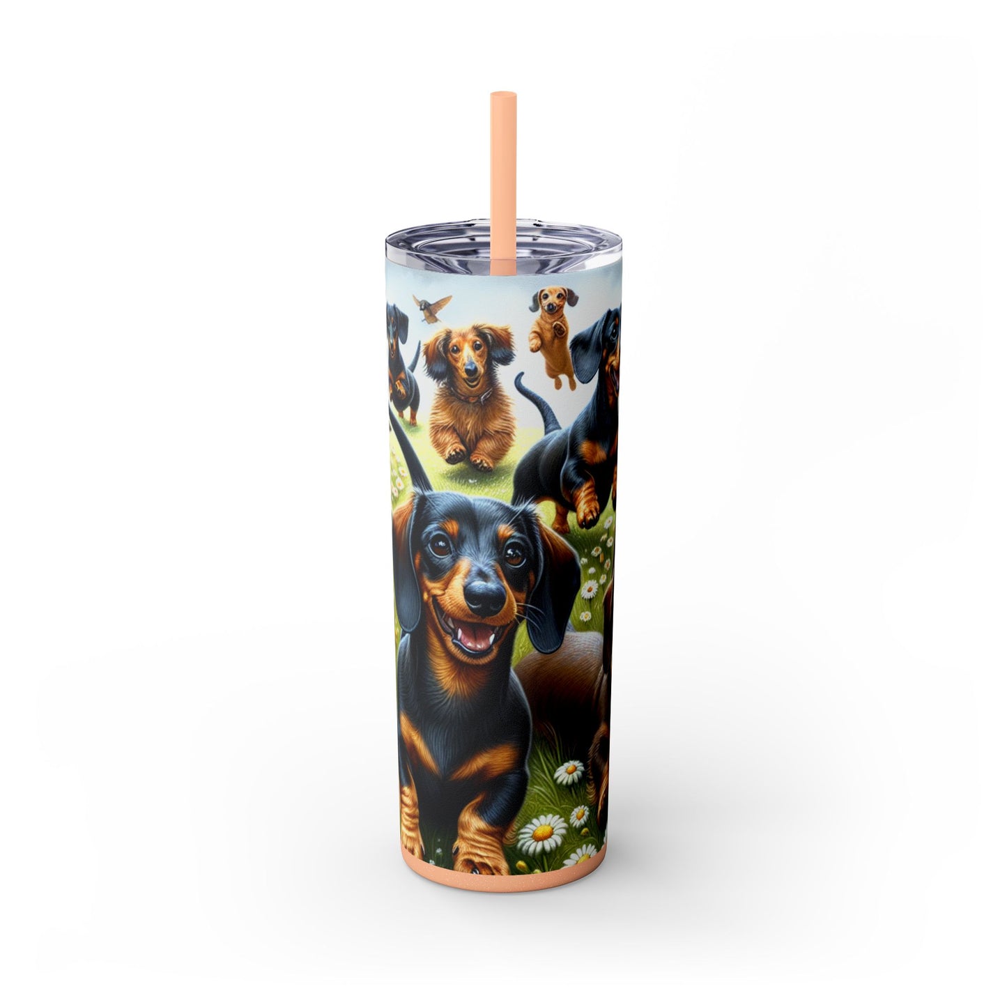 Dachshund with Straw, 20oz