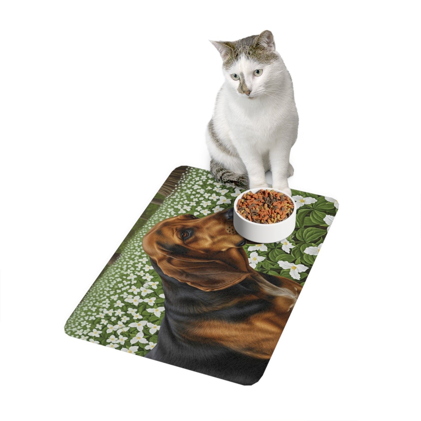 Pet Food Mat (12x18) - Treeing Walker Coonhound