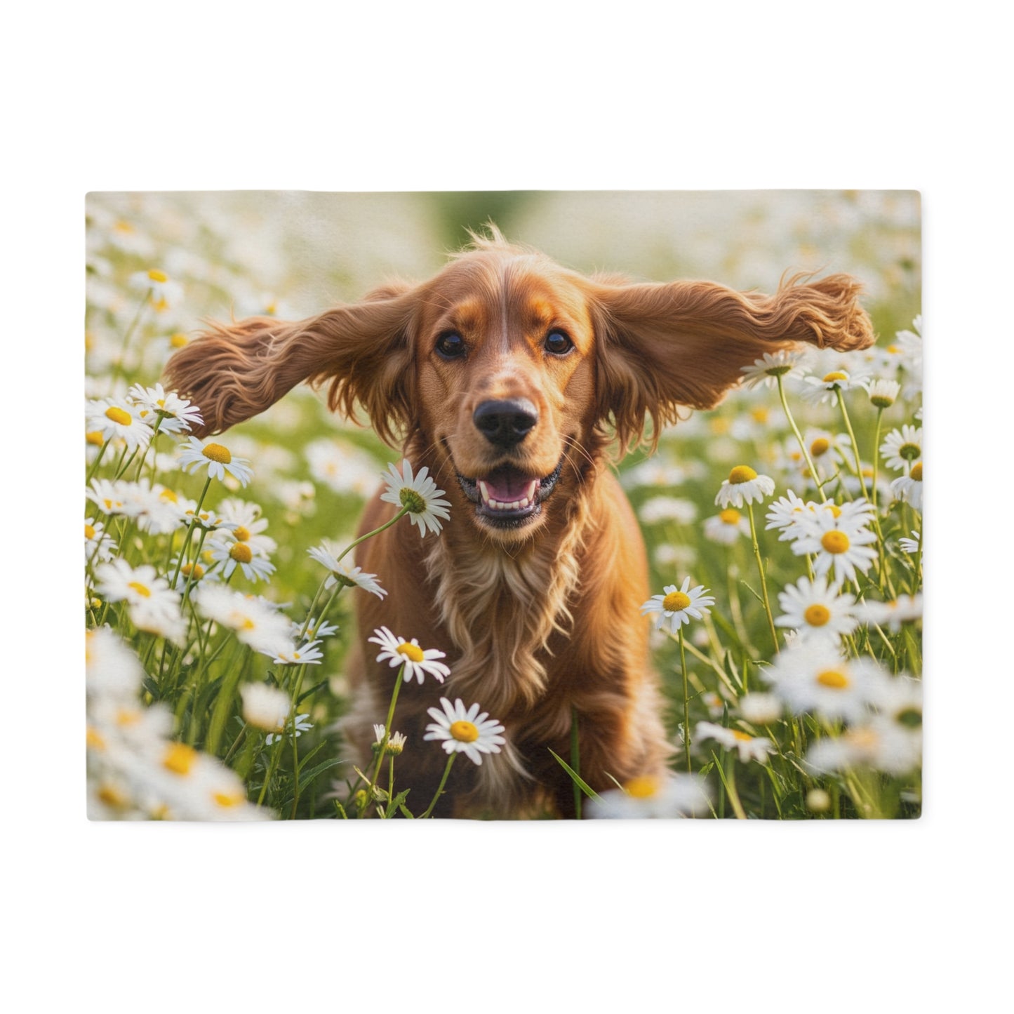 English Cocker Spaniel Sweatshirt Blanket