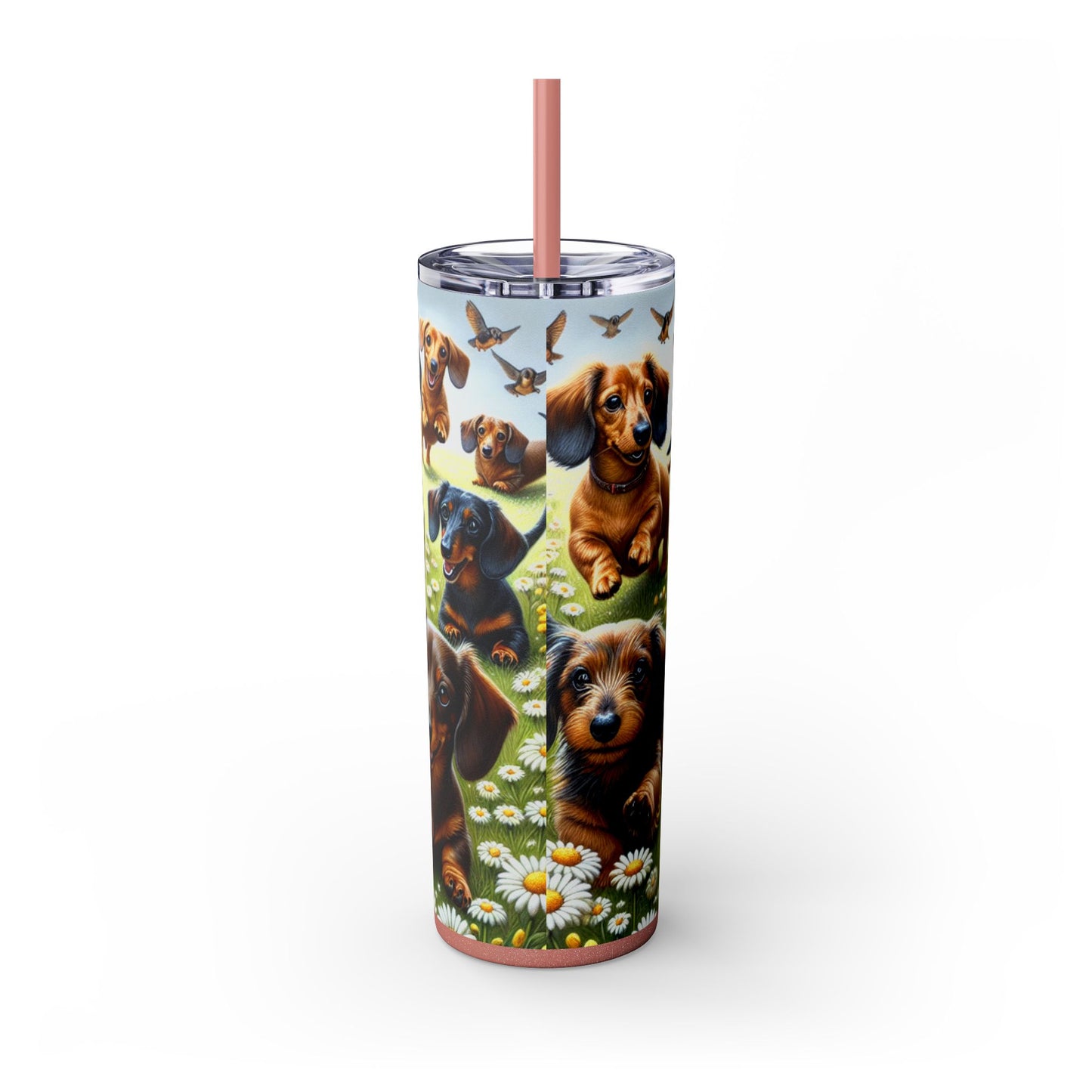 Dachshund with Straw, 20oz