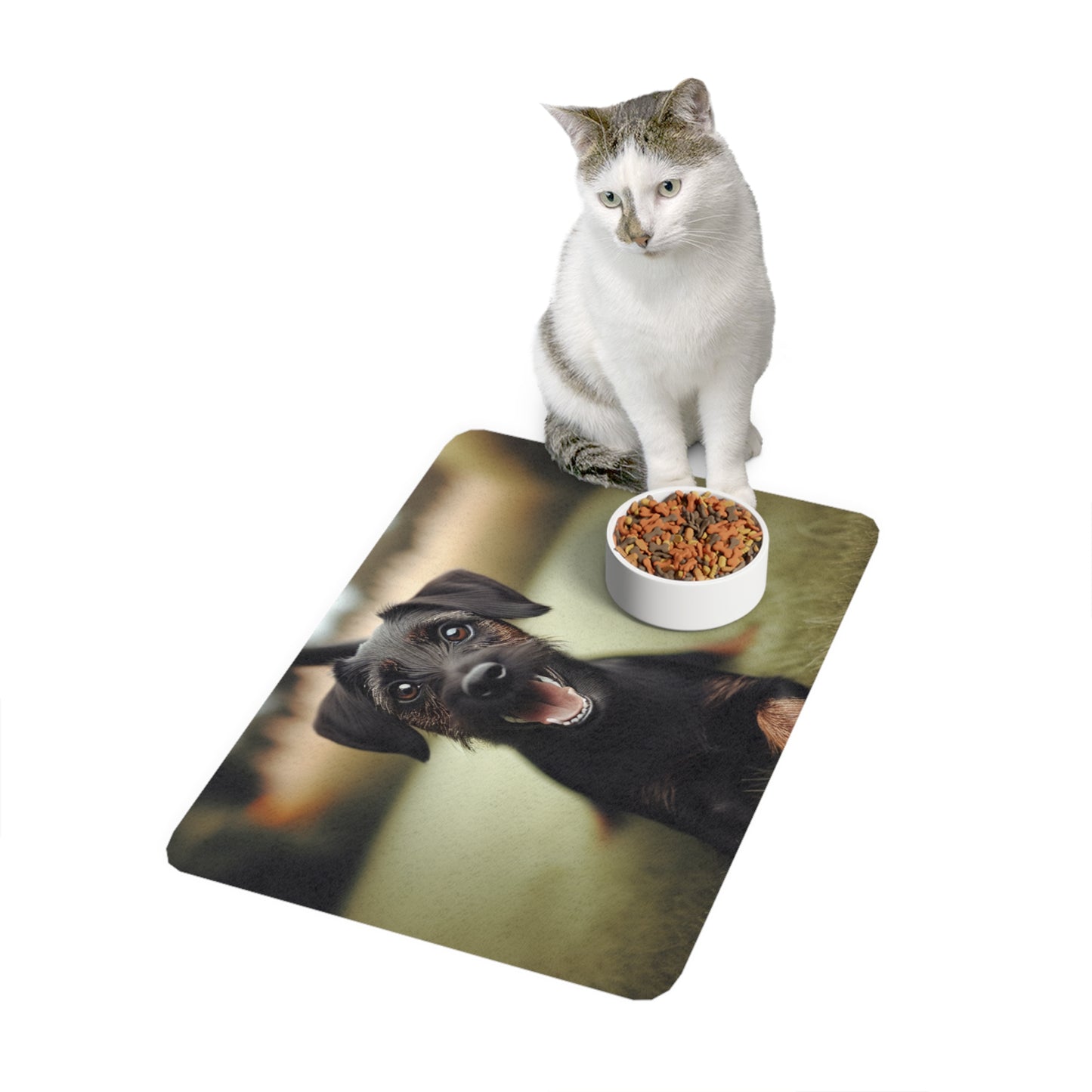 Pet Food Mat (12x18) - German Hunting Terrier