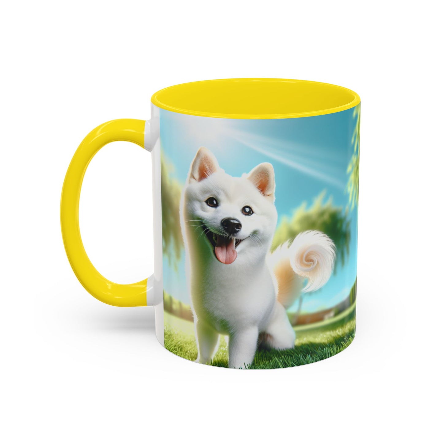 Mug Kishu Ken Accent Coffee - Cadeau idéal pour les amoureux des chiens
