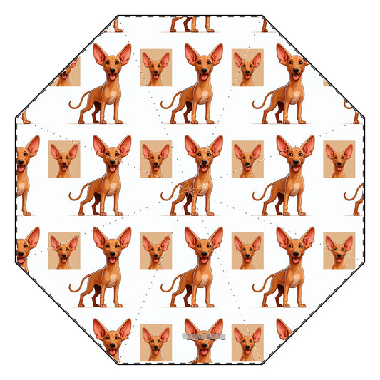 Pharaoh Hound Semi-Automatic Foldable Umbrella