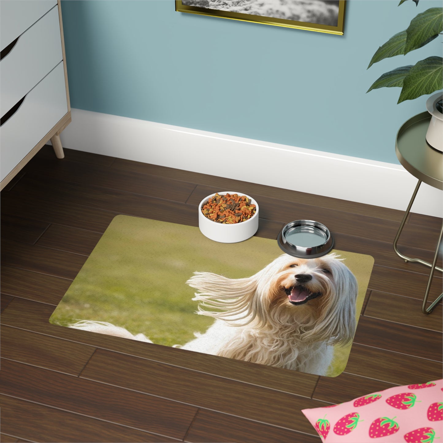 Pet Food Mat (12x18) - Komondor