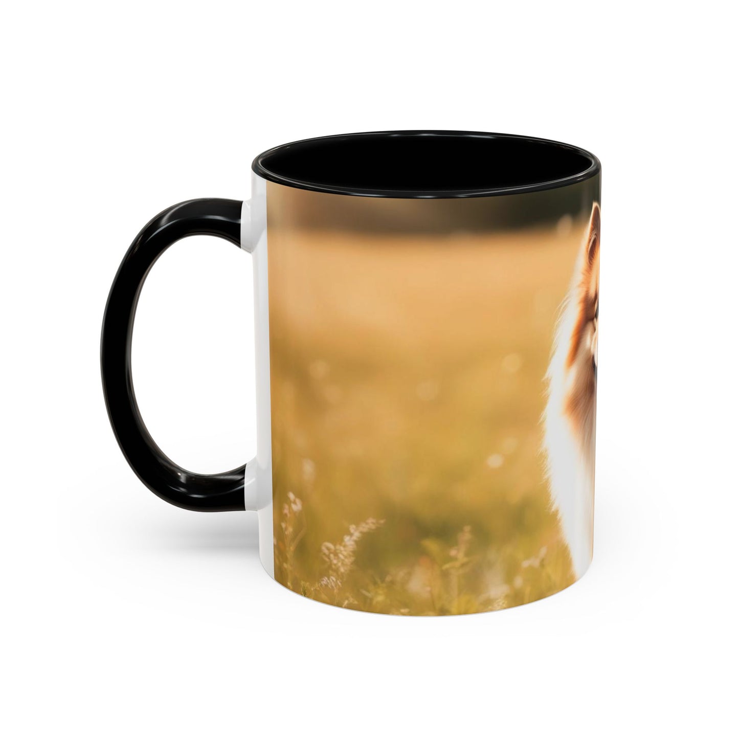 Taza con detalles de Keeshond: el regalo perfecto para los amantes de los perros