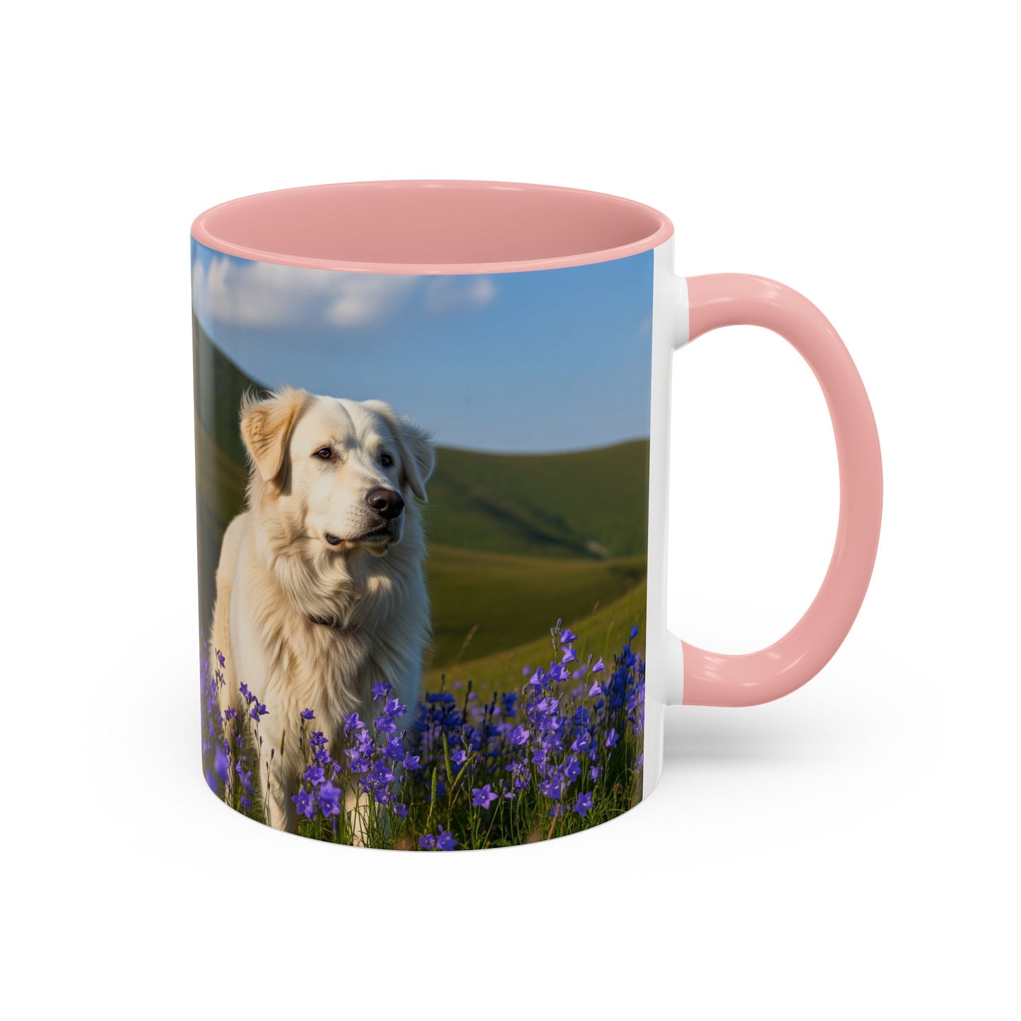 Mug à café avec motif Berger des Carpates roumain - Cadeau idéal pour les amoureux des chiens
