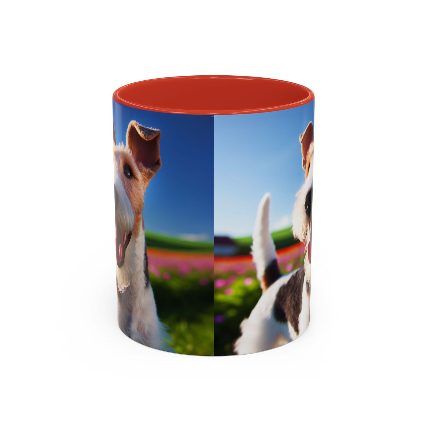 Wire Fox Terrier Accent Coffee Mug - Perfect Gift for Dog Lovers