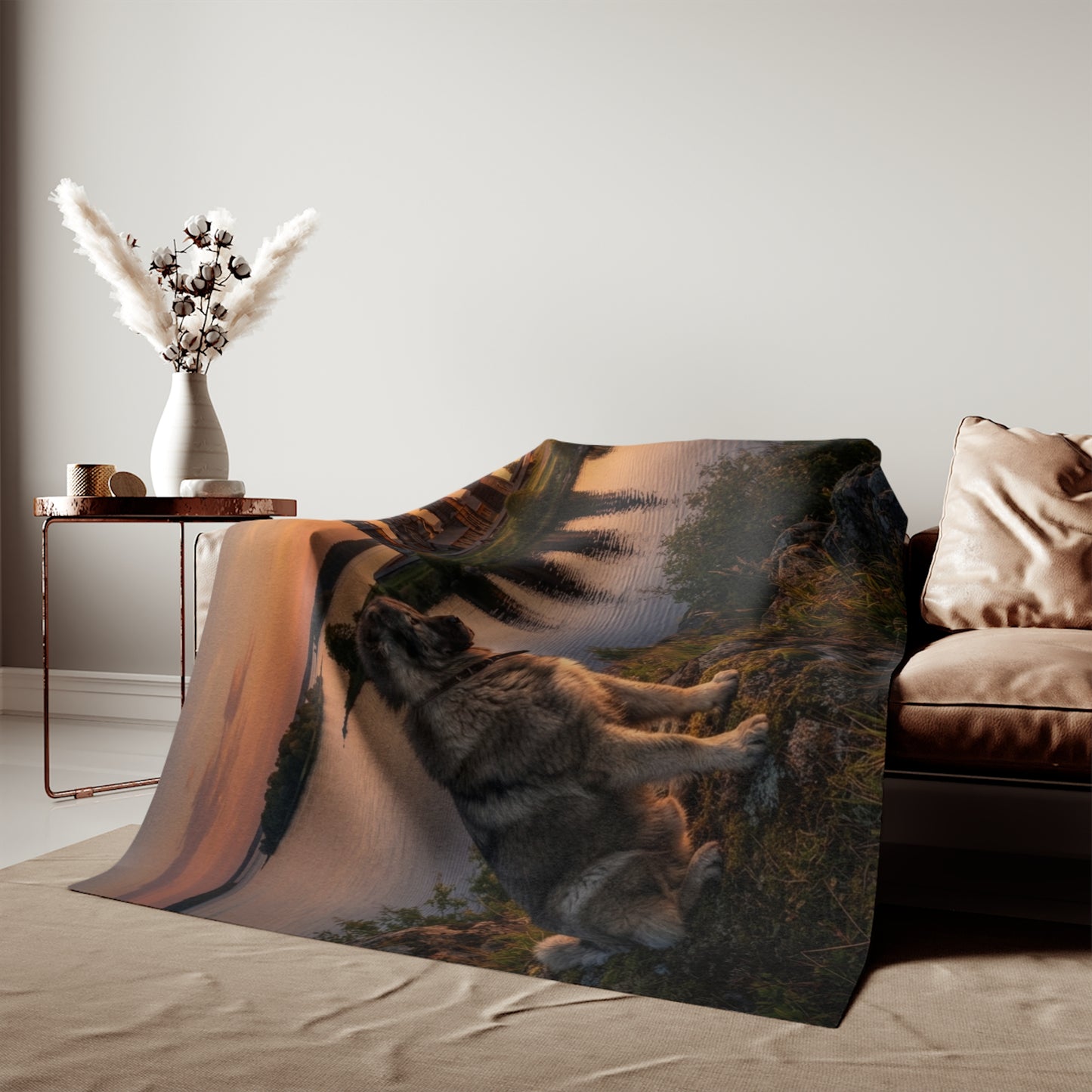 Caucasian Shepherd Dog Blanket