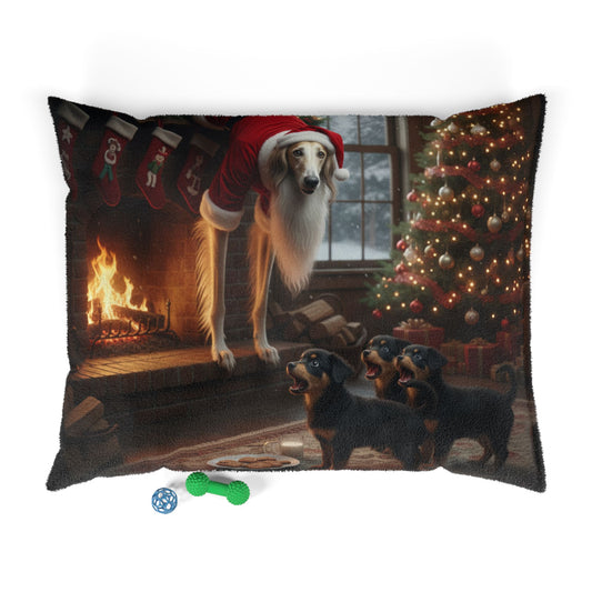 Holiday Fireplace Whoopsie Pet Bed