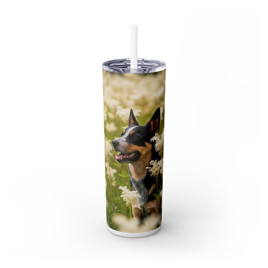 Lancashire Heeler Tumbler with Straw, 20oz
