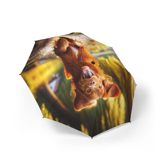 Nova Scotia Duck Trolling Retriever Semi-Automatic Foldable Umbrella