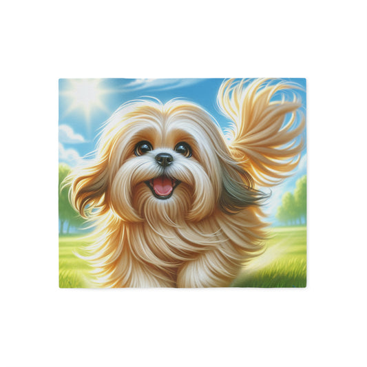 Lhasa Apso Sweatshirt Blanket