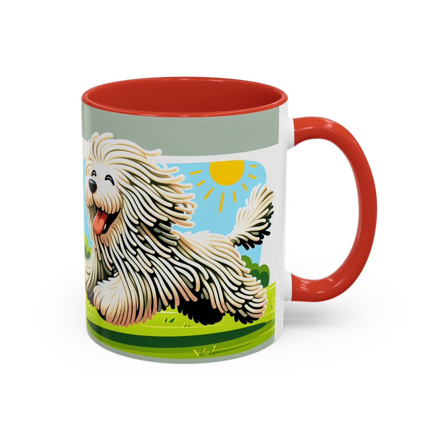 Mug Komondor Accent - Le cadeau idéal pour les amoureux des chiens