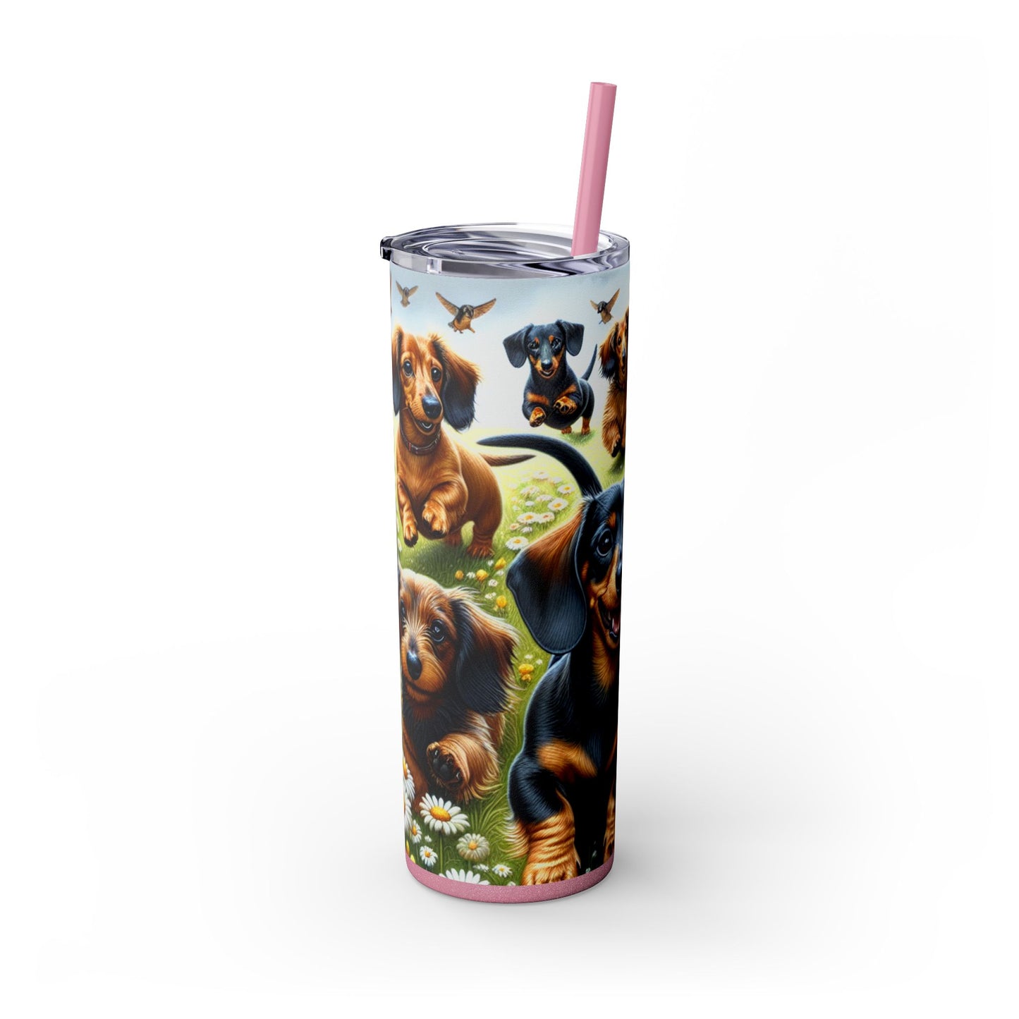 Dachshund with Straw, 20oz