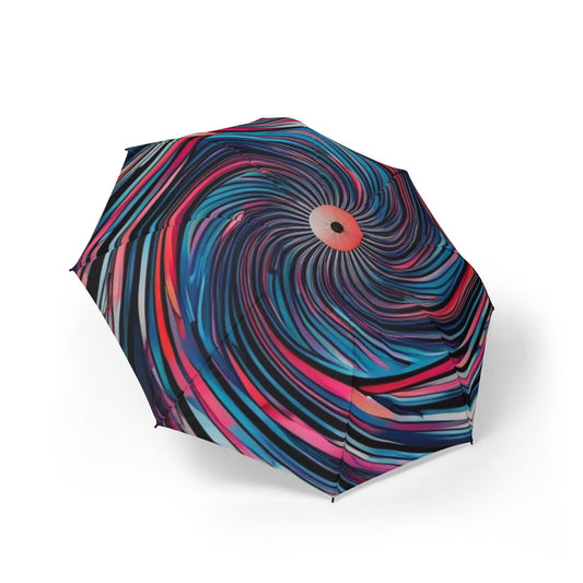 Optical Illusion Semi-Automatic Foldable Umbrella