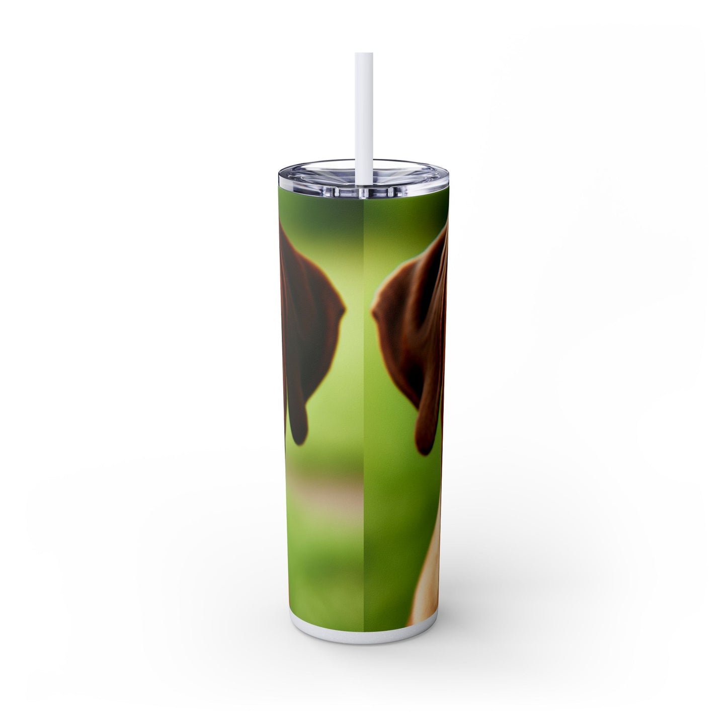 Rhodesian Ridgeback Skinny Tumbler with Straw, 20oz