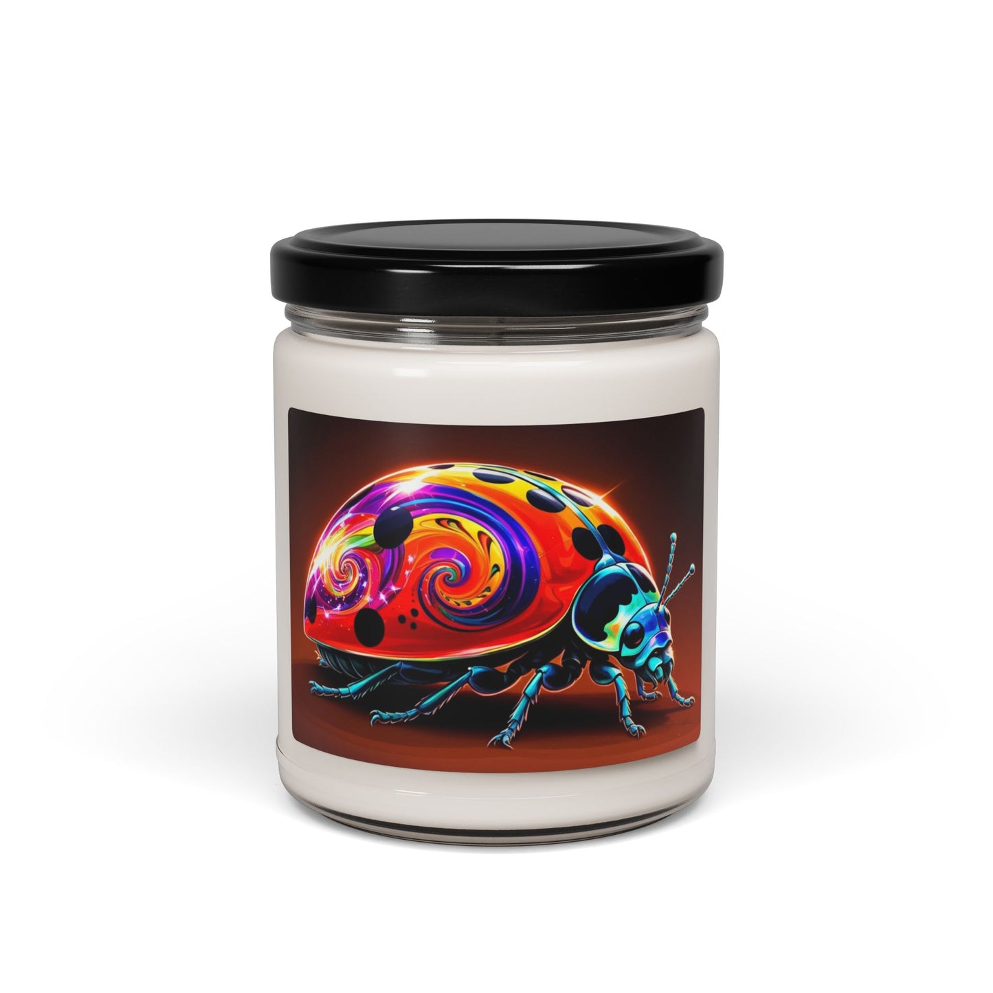 Psychedelic Ladybug- Scented Soy Candle, 9oz