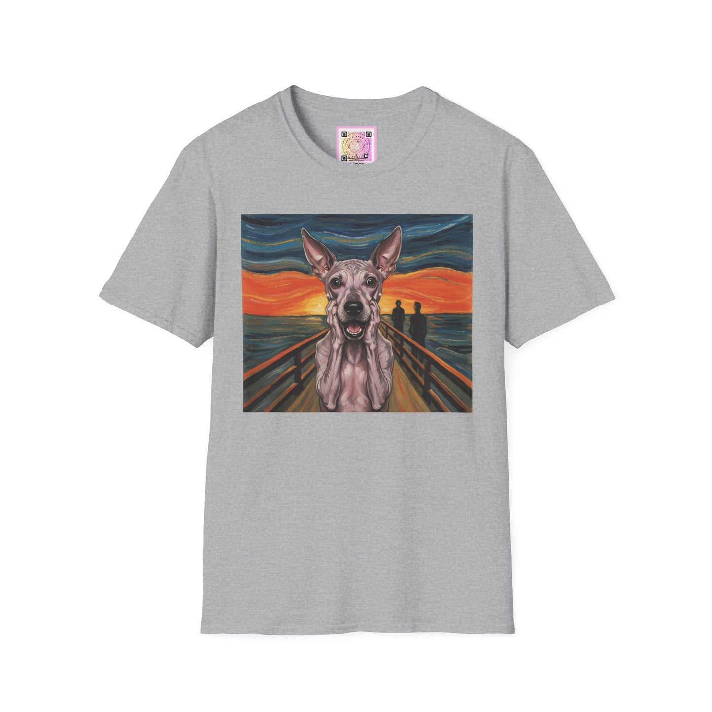 Canine Canvas Collection: Munch Homage Tee Shirt