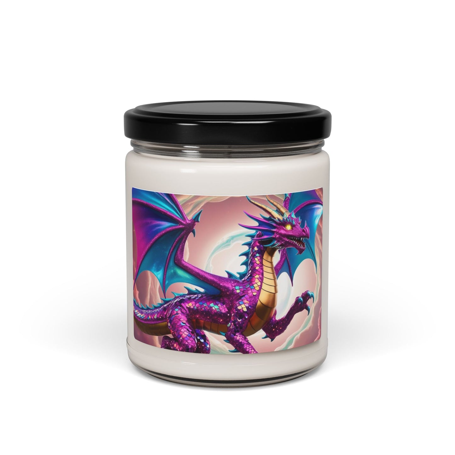 Glittery Dragon- Scented Soy Candle, 9oz