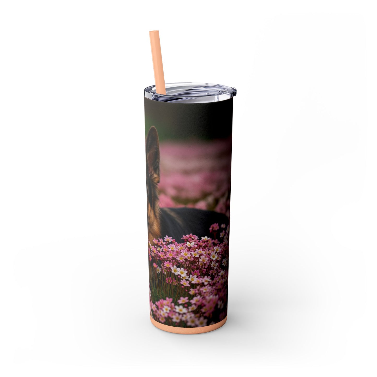 German Shepherd Tumbler with Straw, 20oz