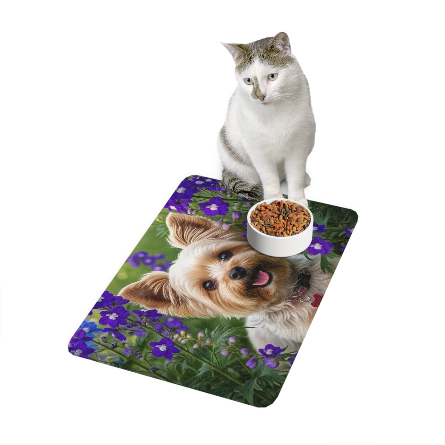 Pet Food Mat (12x18) - Yorkiepoo