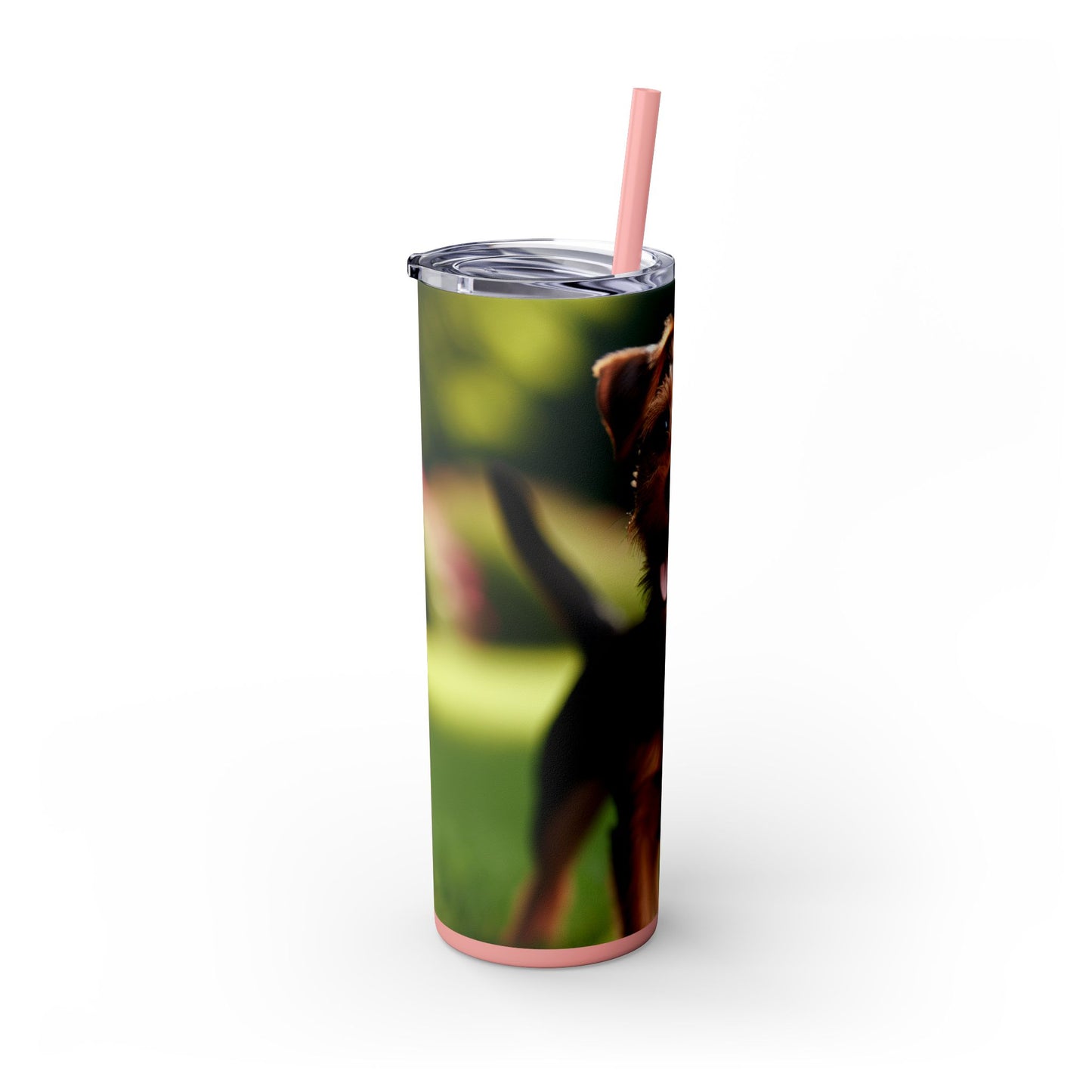 Deutscher Jagdterrier Vaso con pajita, 20 oz