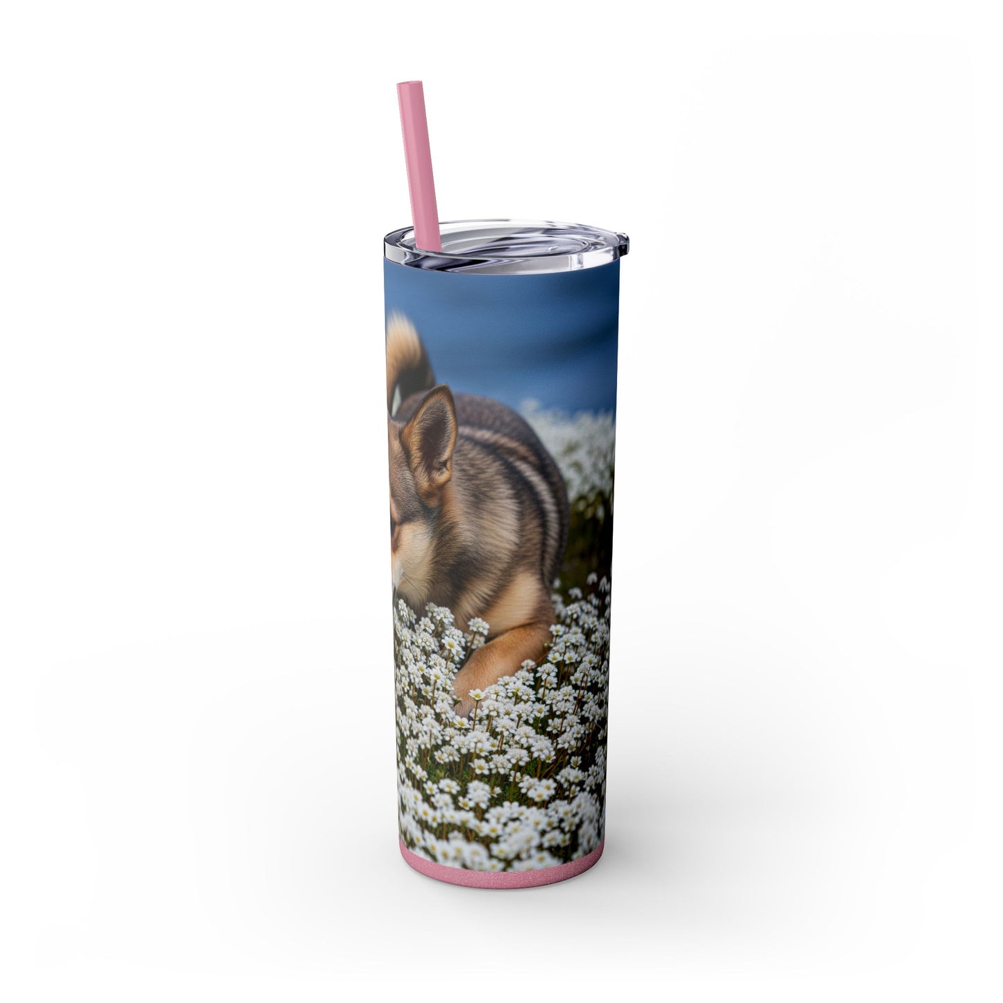 Norwegian Lundehund Tumbler with Straw, 20oz