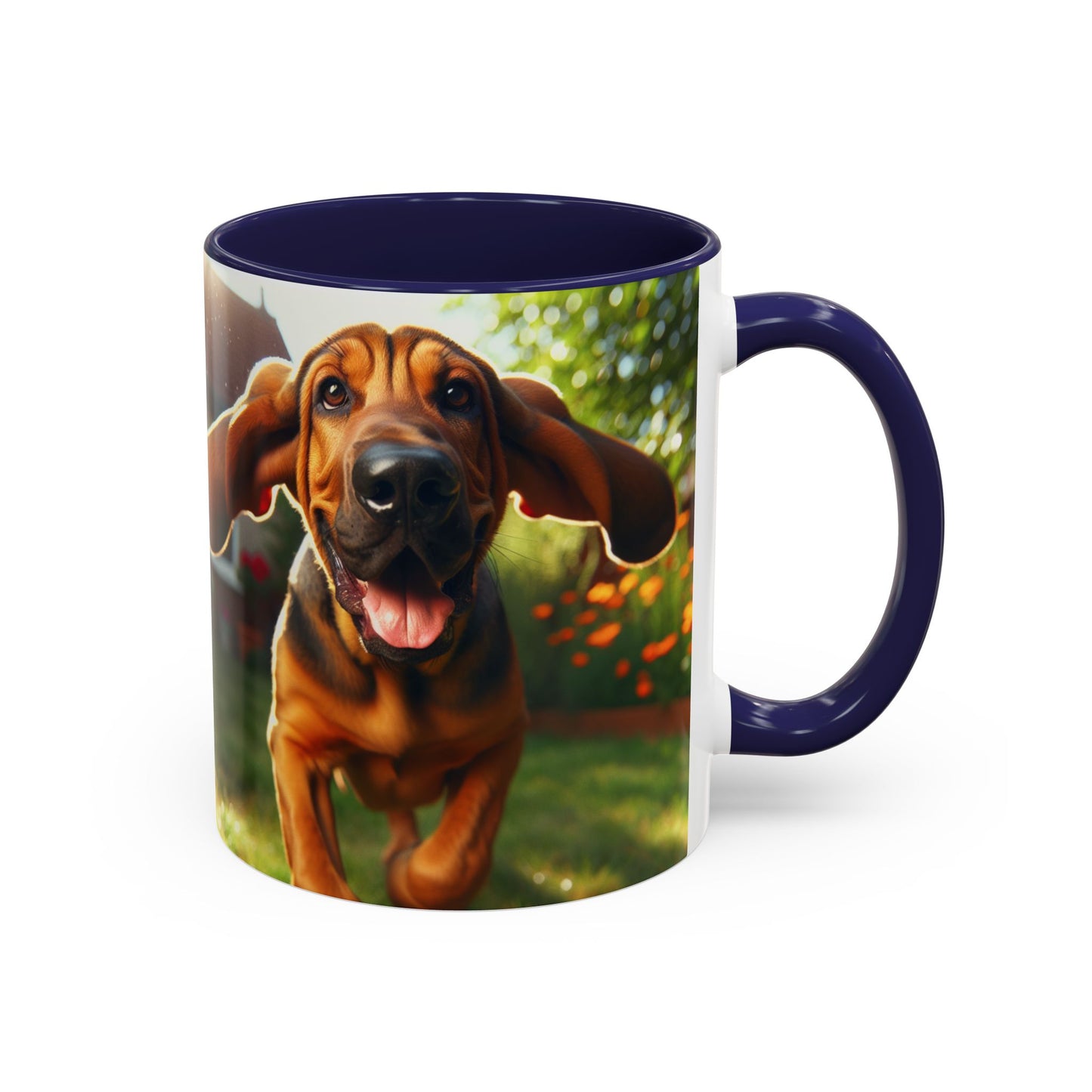 Bloodhound Accent Coffee Mug - Perfect Gift for Dog Lovers
