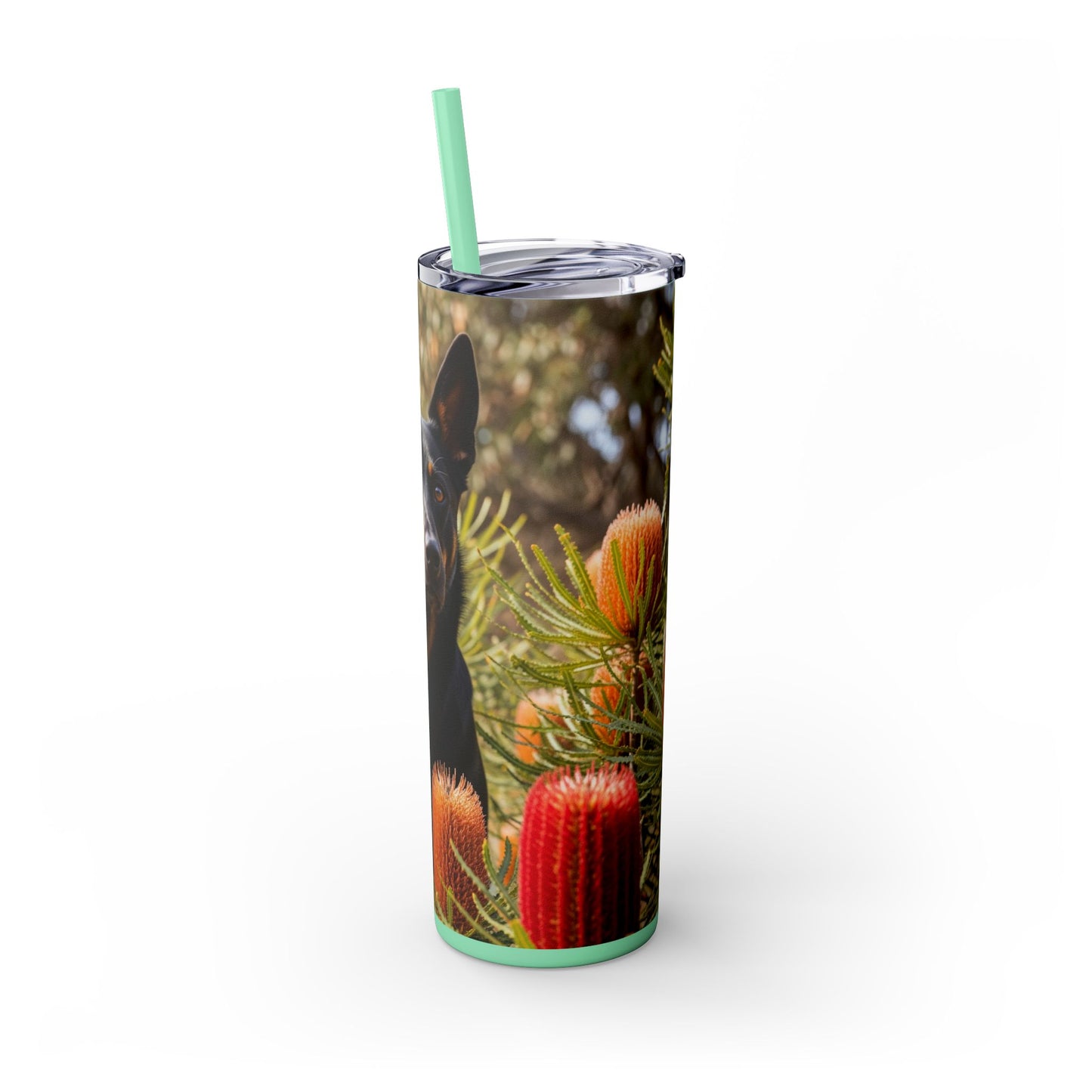 Working Kelpie Tumbler with Straw, 20oz