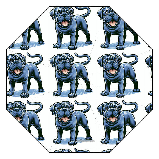 Neapolitan Mastiff Semi-Automatic Foldable Umbrella