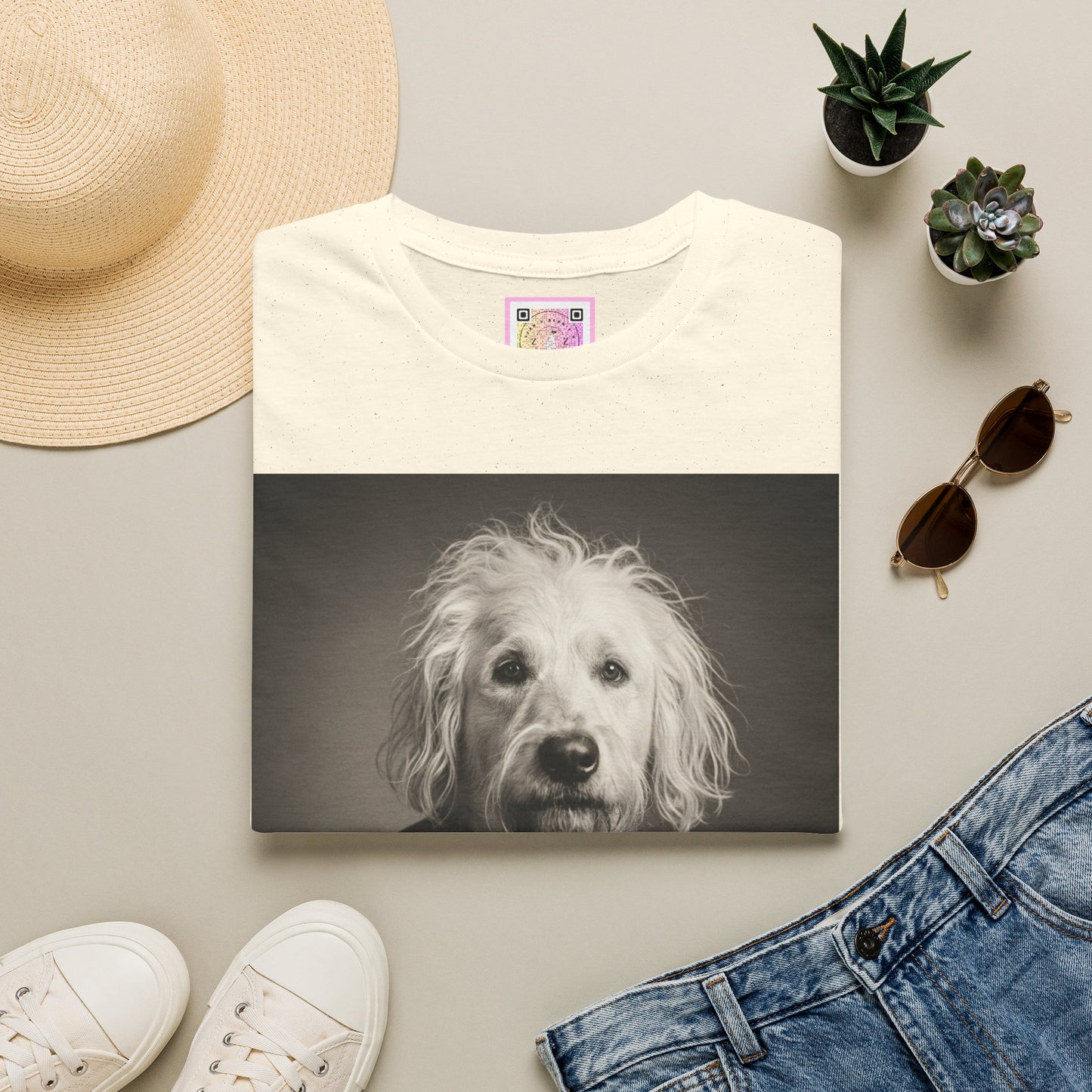 Canine Canvas Collection: Einstein/Sasse Homage Tee Shirt