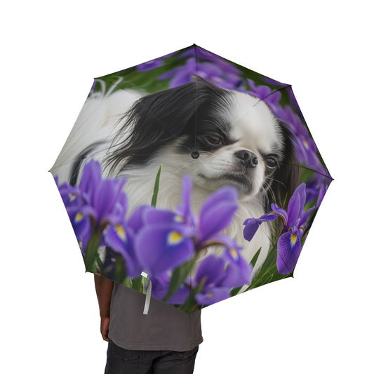 Japanese Chin Semi-Automatic Foldable Umbrella