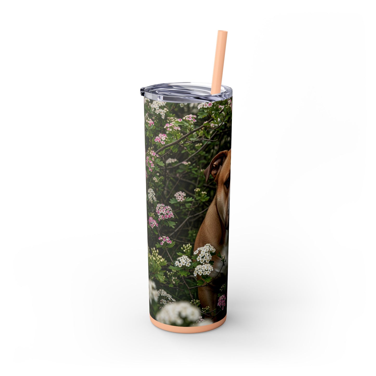 Olde English Bulldogge Tumbler with Straw, 20oz