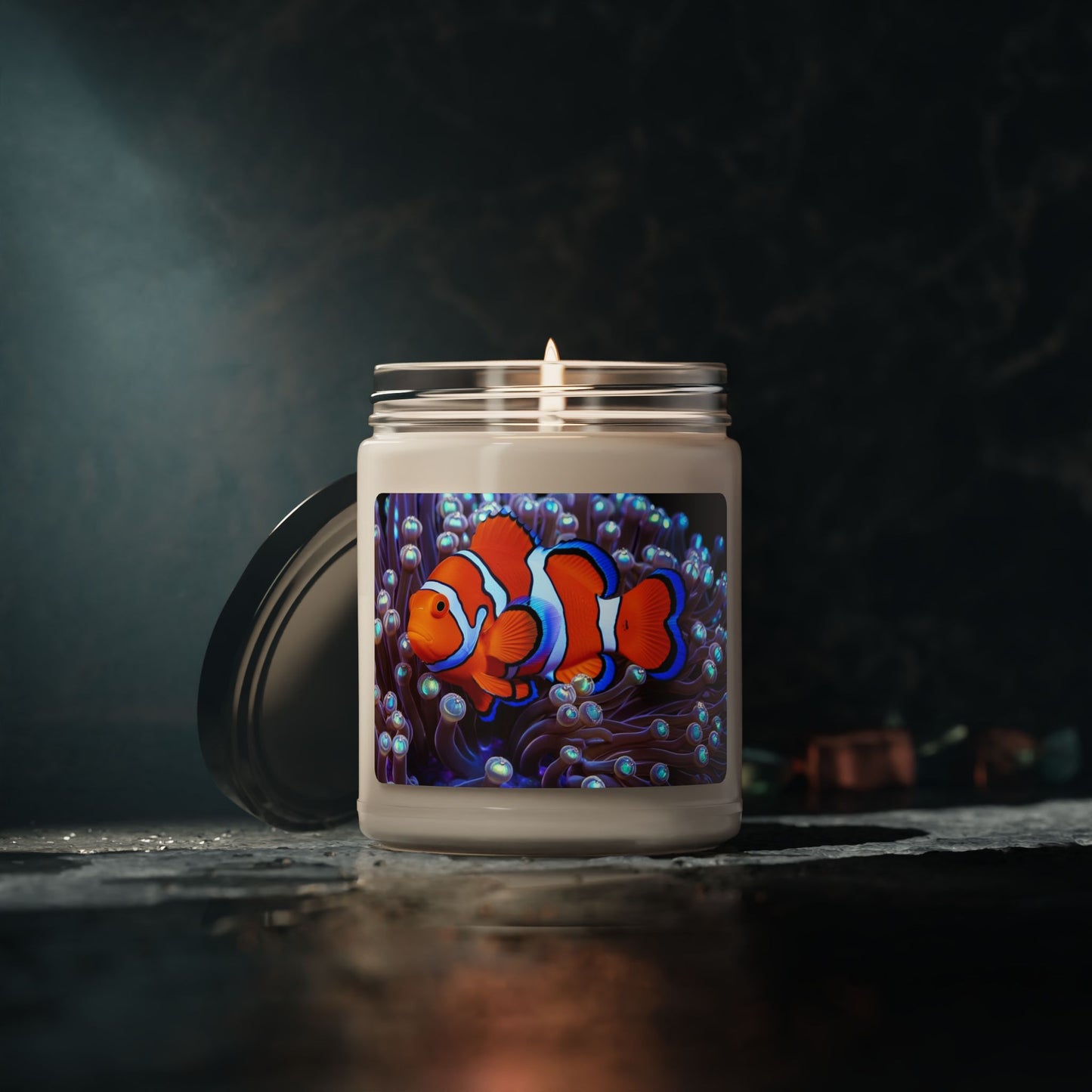 Clownfish in Anemone- Scented Soy Candle, 9oz