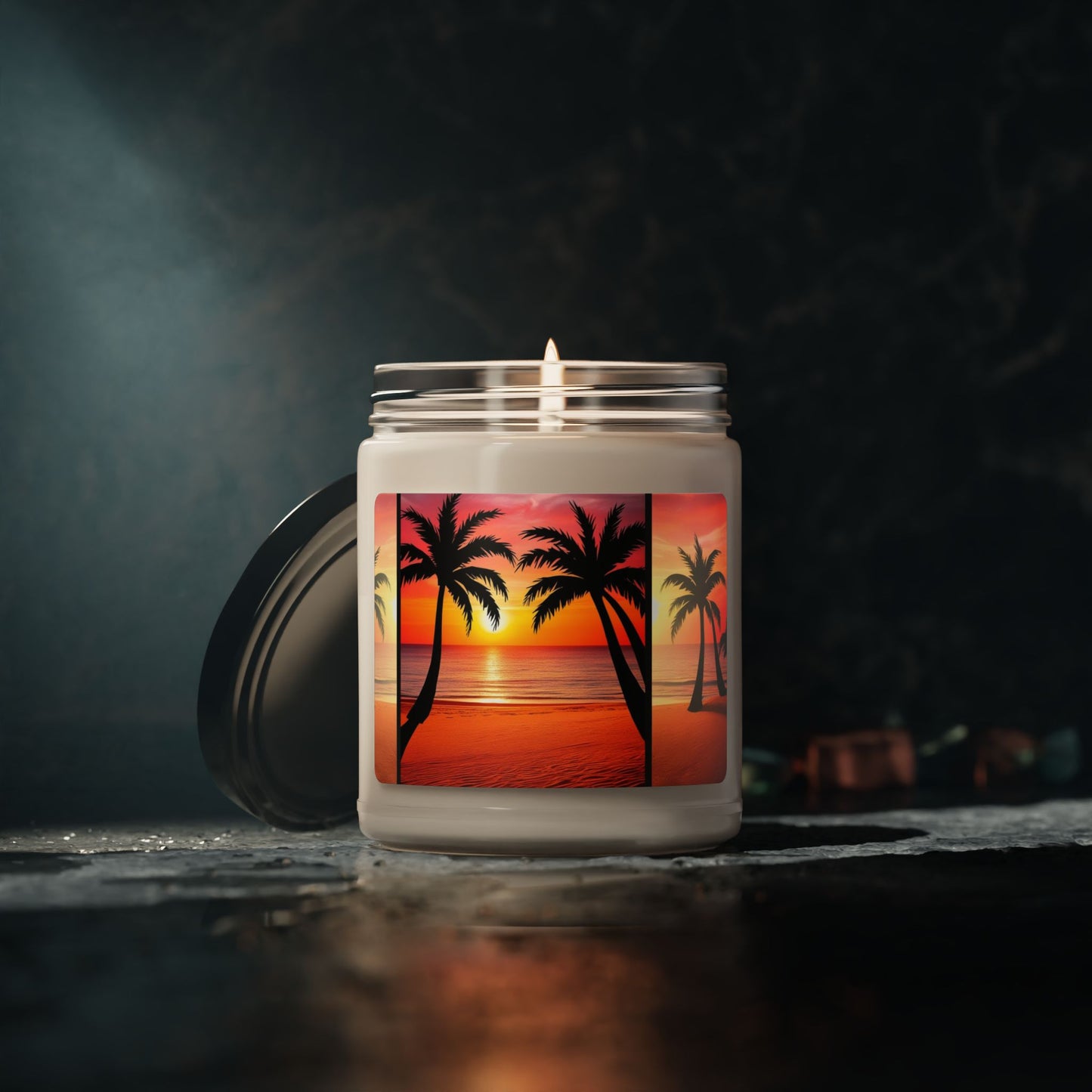 Brilliant Sunset at the Beach- Scented Soy Candle, 9oz