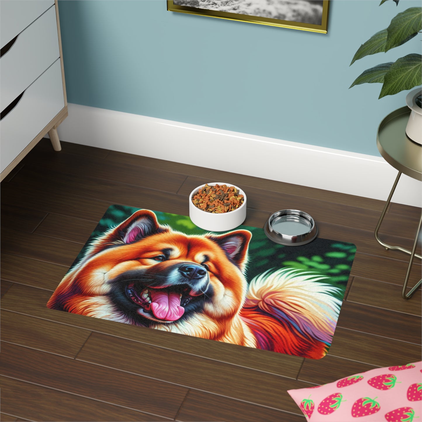 Pet Food Mat (12x18) - Eurasier Design