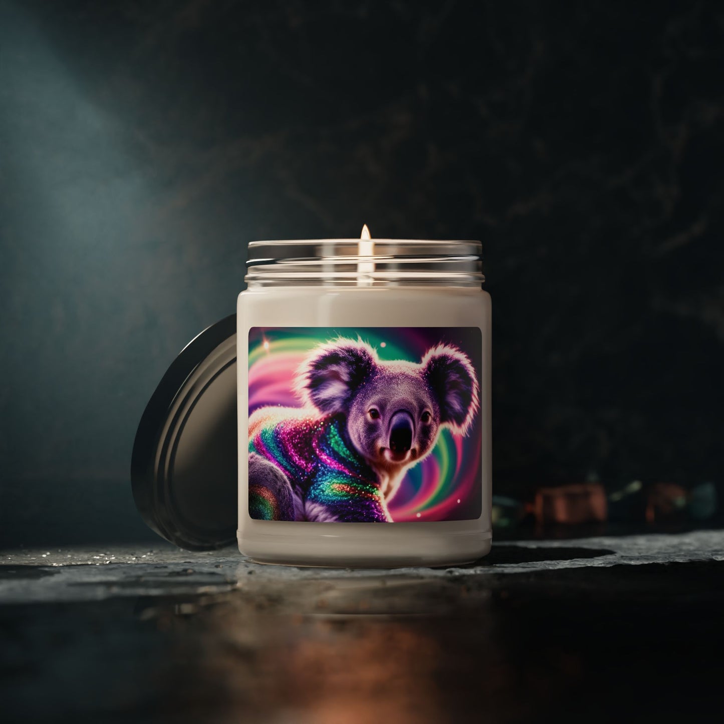 Psychedelic Koala- Scented Soy Candle, 9oz