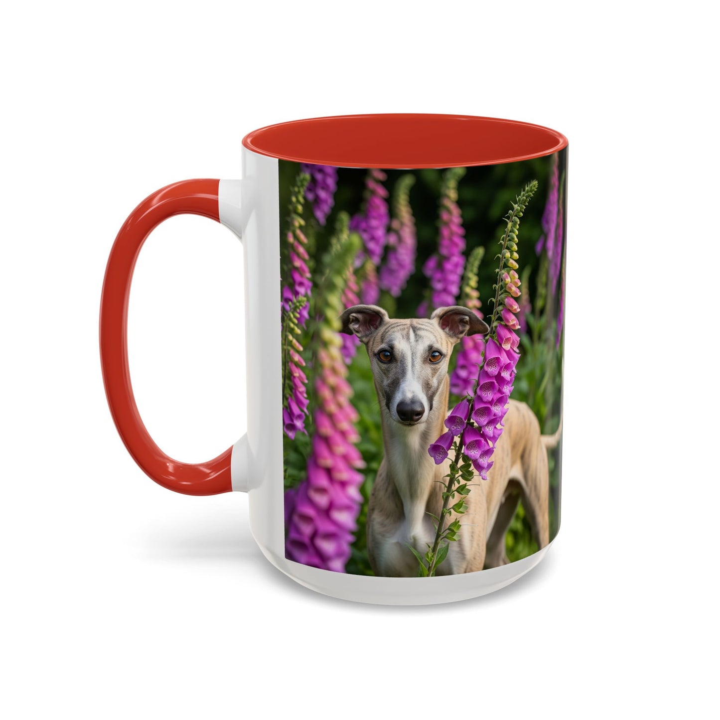 Whippet Accent Coffee Mug - Perfect Gift for Dog Lovers