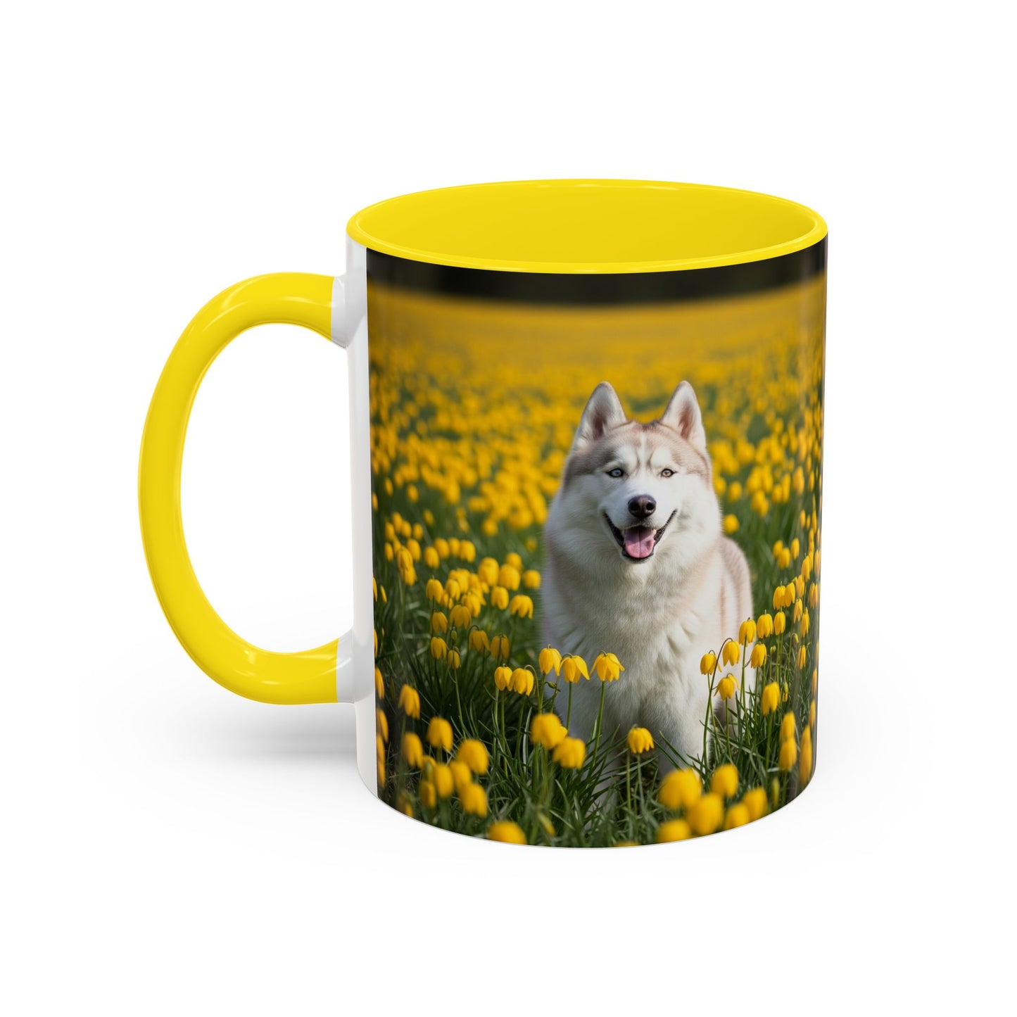 Mug à café avec motif Husky de Sibérie - Le cadeau idéal pour les amoureux des chiens