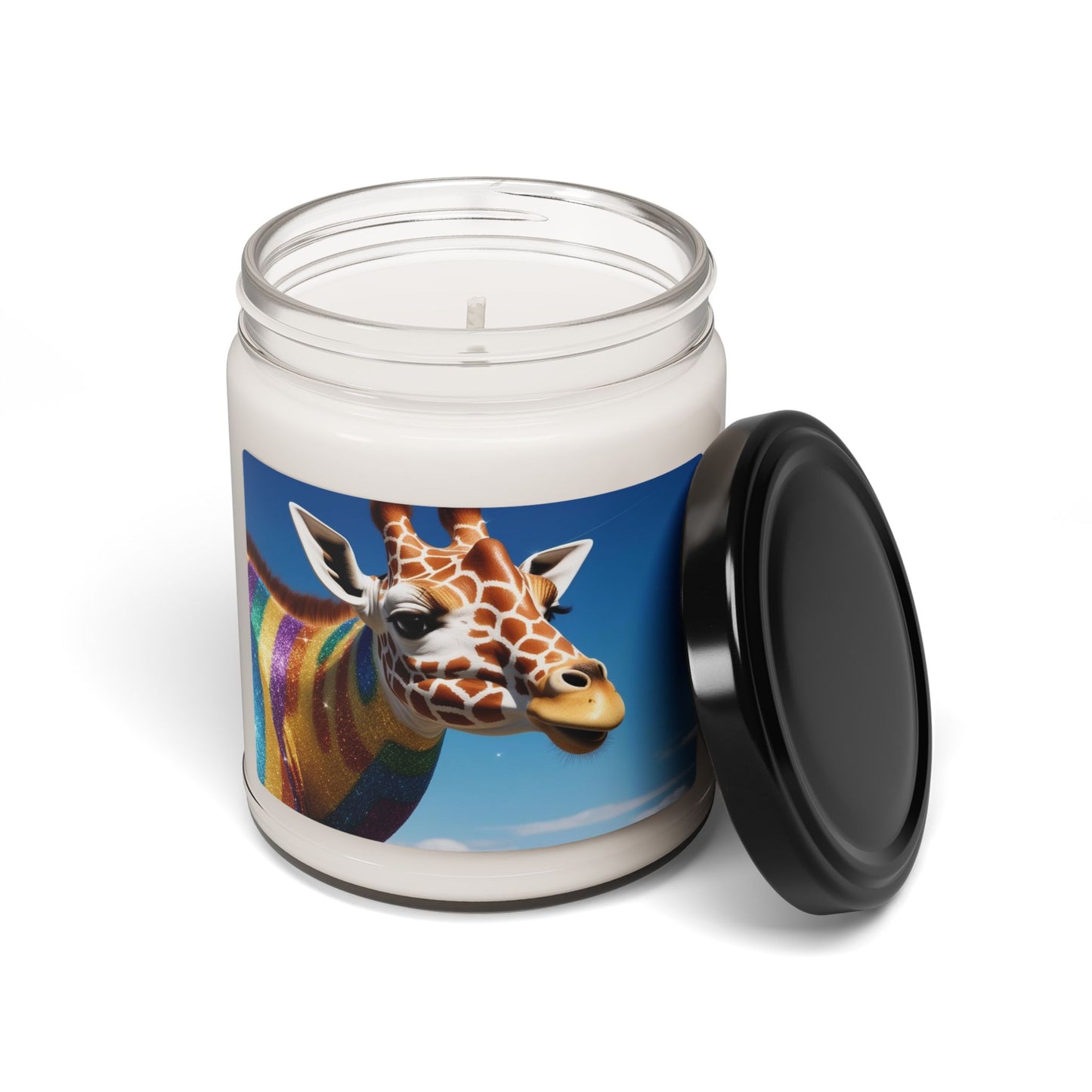 Rainbow Giraffe- Scented Soy Candle, 9oz