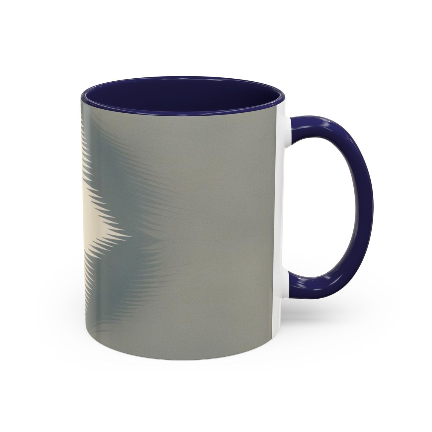 Optical Illusion Accent Mug – Ceramic Coffee Cup