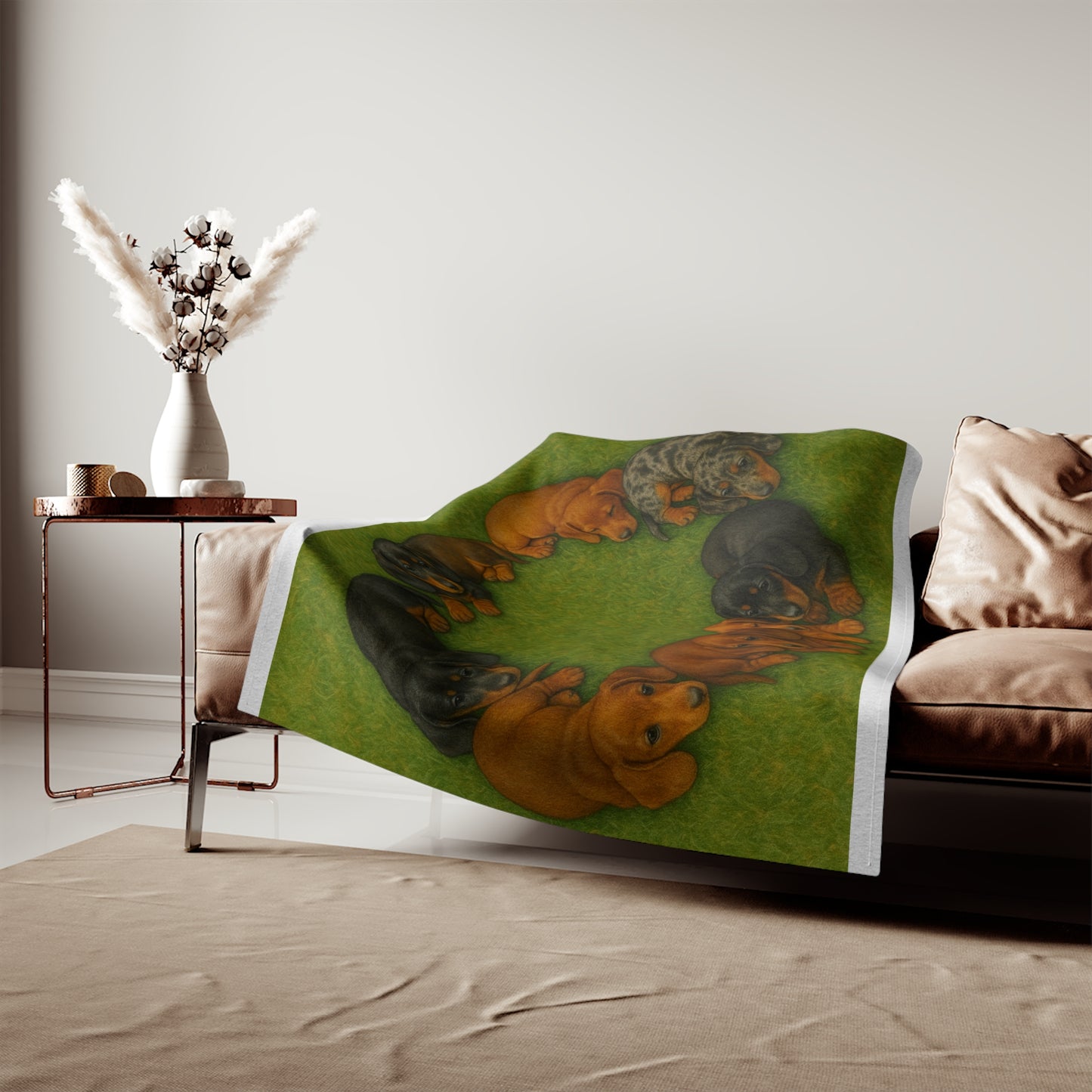 Dachshund puppies Sweatshirt Blanket