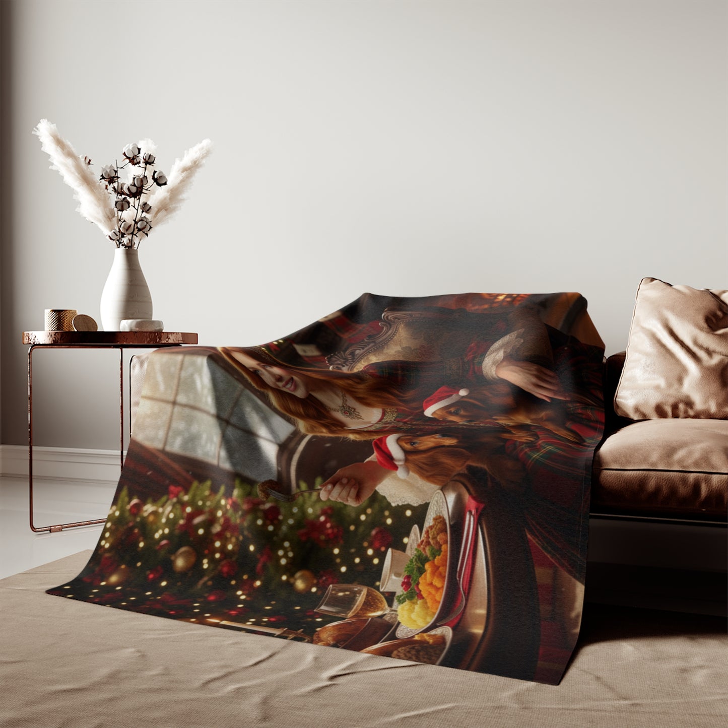 Scottish Holiday Feast Blanket