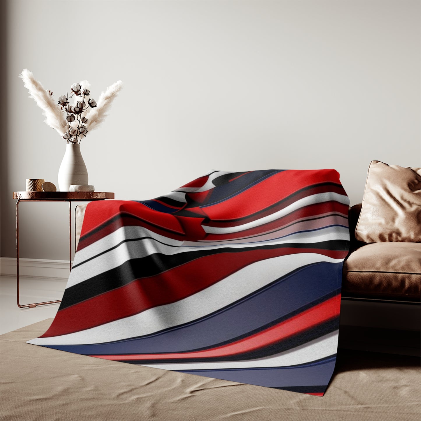 Optical Illusion Sweatshirt Blanket