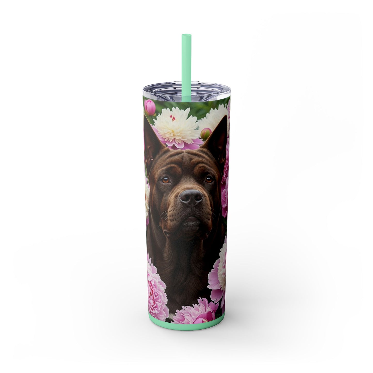 Gobelet isotherme de Chongqing (Chine) avec paille, 590 ml (20 oz).