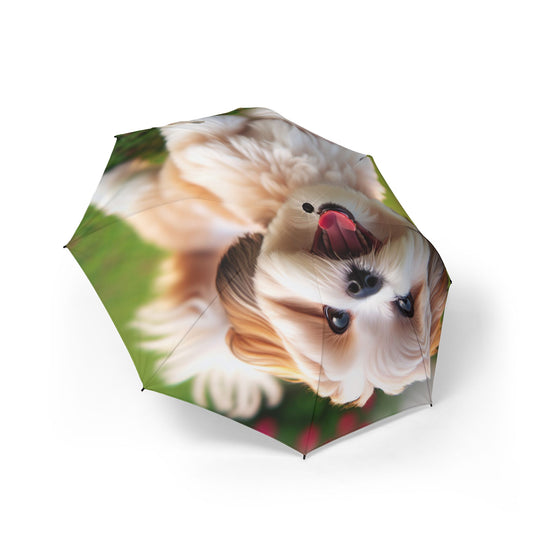 Shih-poo Semi-Automatic Foldable Umbrella