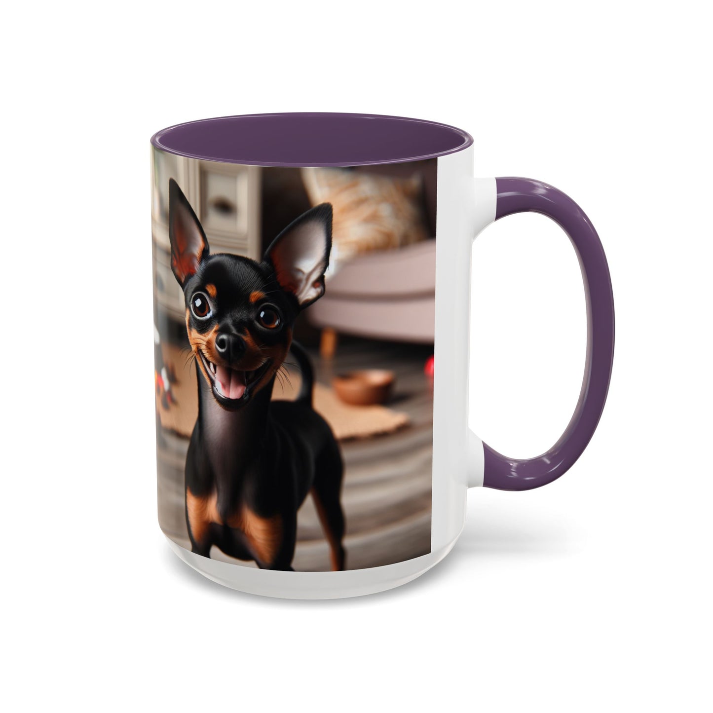 English Toy Terrier Accent Coffee Mug - Perfect Gift for Dog Lovers
